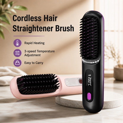 Portable Straightener Brush