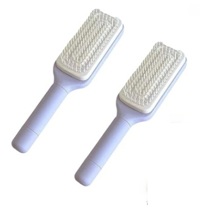 4-in-1 Self-Cleaning Anti-Static Hair Brush