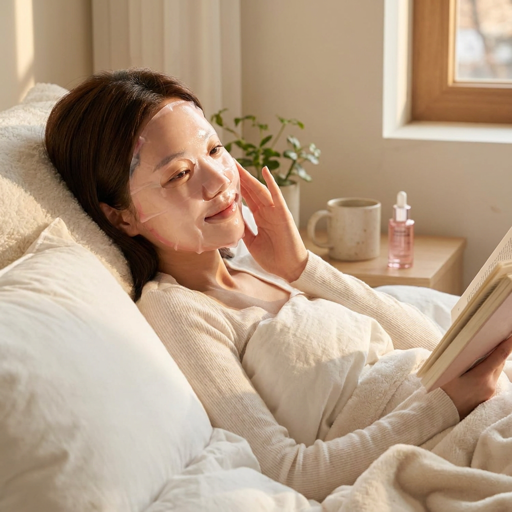 Hydrating Collagen Facial Mask lifestyle