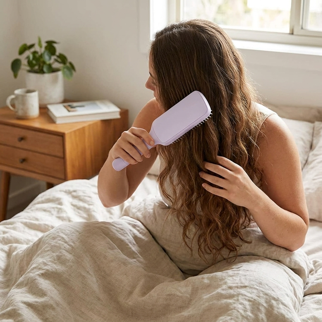 4 In 1 Self Cleaning Hair Brush lifestyle
