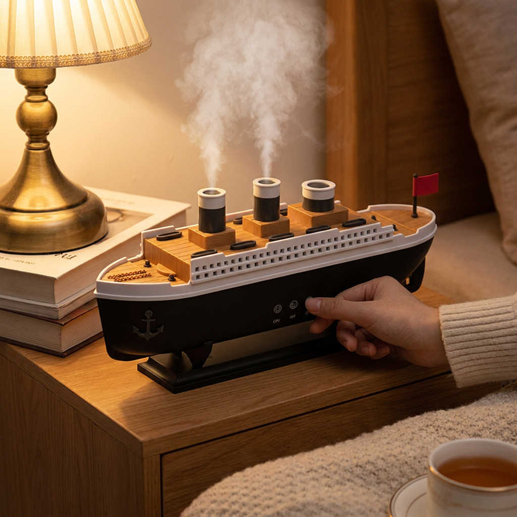 Retro Ship Diffuser Humidifier lifestyle