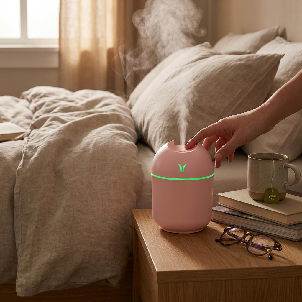 Mini Desktop Aromatherapy Humidifier lifestyle