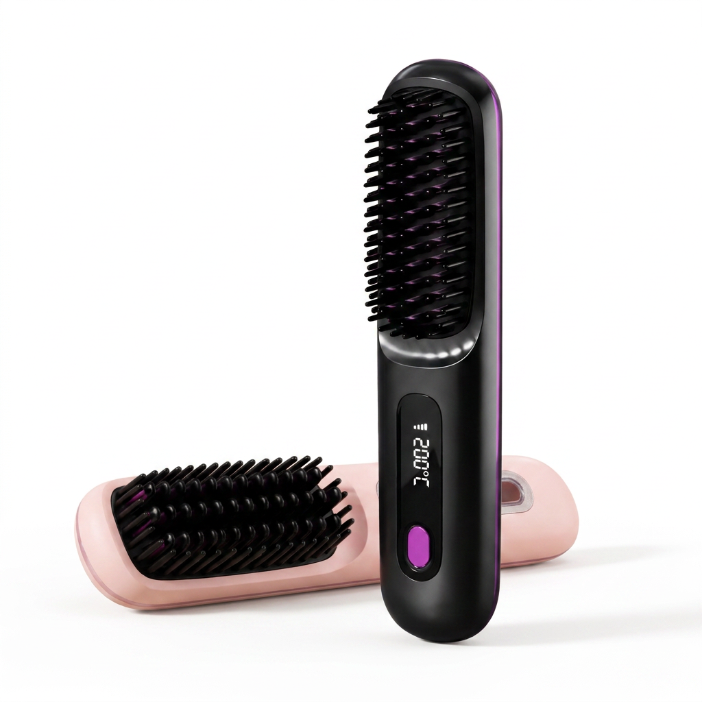 Portable Straightener Brush